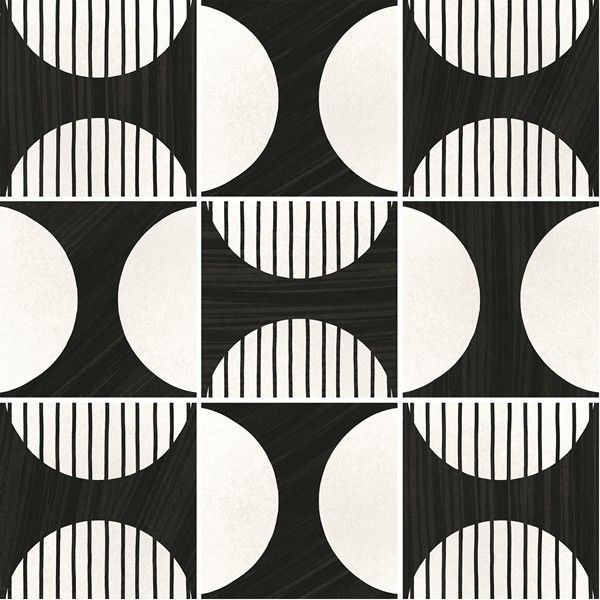 Equipe Caprice Deco Moonline B&W 20x20 płytka gresowa 126996
