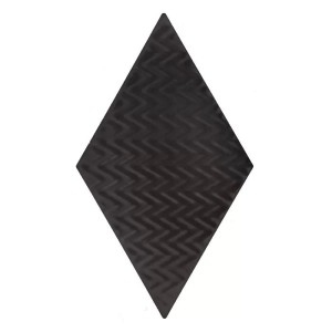 Dunin Rombic Black 04 Matt 11,5x20: Mosaikfliesen Dekor