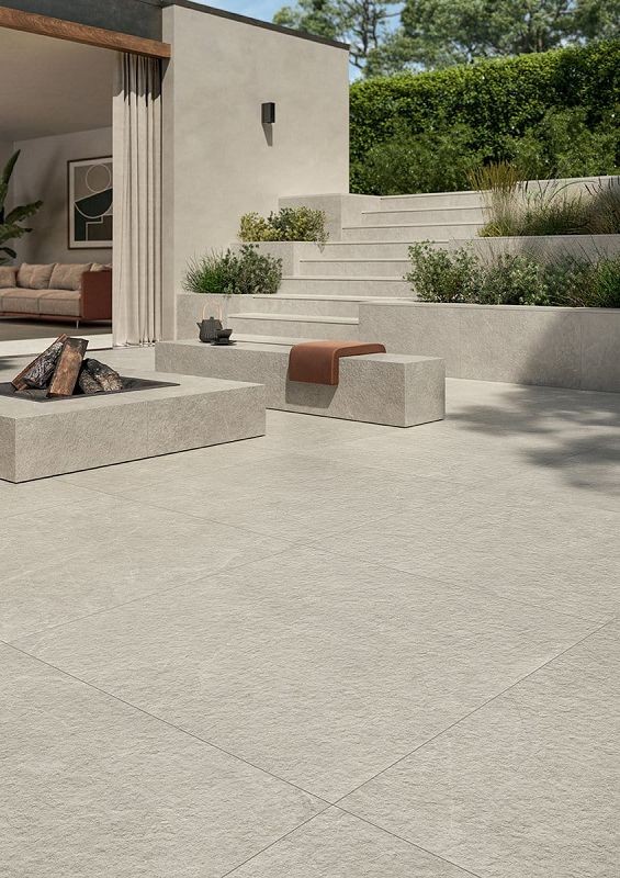 Marca Corona Arkistone Light Strutturato 80x80 I594 płytki gresowe tarasowe 20 mm 106890