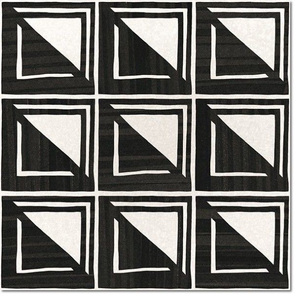 Equipe Caprice Deco Patchwork B&W 20x20 płytka gresowa 127006