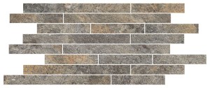 Marazzi Rocking Grey Mosaik 22,5x55 M1HT: Gressteinfliesen