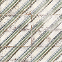 Płytki łazienkowe smugaste biało-zielone Mainzu Atelier Arquitect Cream 15X30 57958