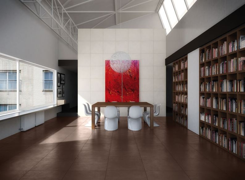 Plytki kamień beż struktura satyn Casalgrande Padana Architecture White Gloss 60x60 38852