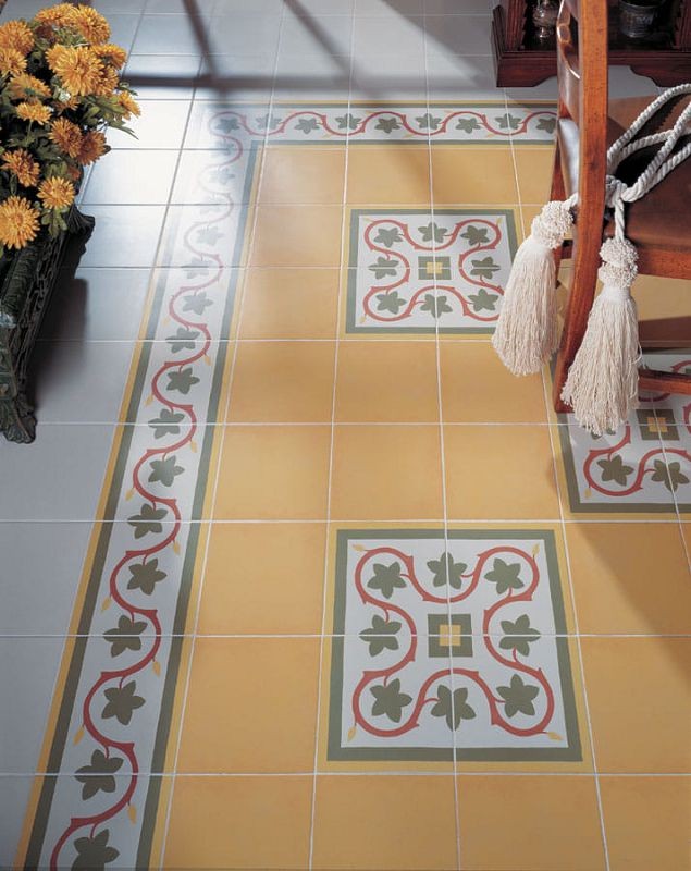 Vives 1900 Amarillo 20x20 płytki podłogowe gresowe 152287