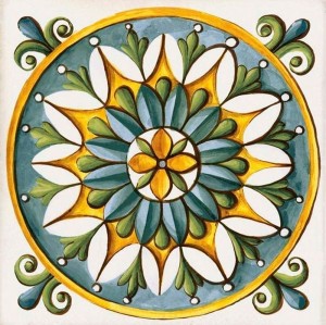 Sant'Agostino Vita Sole Mix Mat 20x20 Patchwork-Fliese