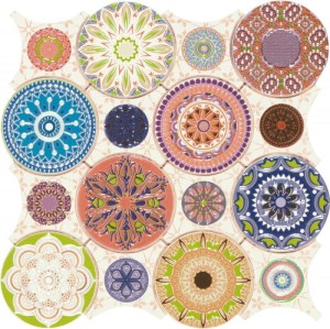 Dune Mandala 28x28 (186922): Patchwork-Mosaik Dekoration