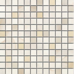 Aparici Beyond Ivory Decor Mosaik: Weiß-Beige Marmoroptik Fliesen 29,75x29,75