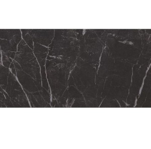Casalgrande Padana Marmoker Nero Creta: 60x120 geschliffene Feinsteinzeugplatten - schwarzer Marmor-Look