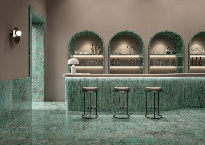 Italgraniti Charm Experience Amazzonite Lappato 80x80 płytki gresowe imitujące kamień 133839