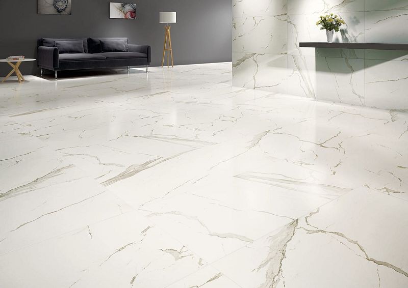Calacatta Albatros Polished Rett. 60x120 płytki gresowe rektyfikowane imitujące marmur 118166