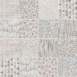 ABK Play Etno Mix Pearl 20x20: Patchwork-Wandfliesen & Bodenfliesen mehrfarbig