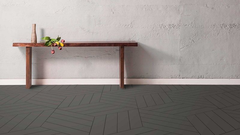 WOW Chevron Floor A Graphite Matt 9,8x52,2 płytka podłogowa 165919