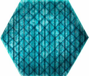 ITT Tribu Blue Matt 23x27 hexagonale Fliesen