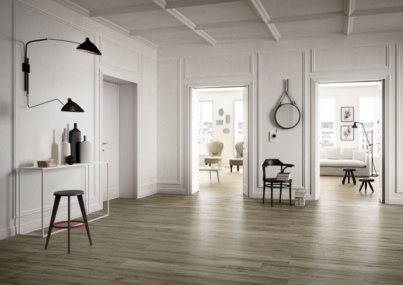 Płytki drewnopodobne bezowę Marazzi Treverktrend Rovere Naturale 19x150 10856