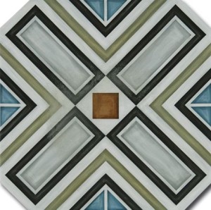 Vives Vodevil Octogono Ritter Multicolor 20x20 Patchwork-Fliesen aus Gres