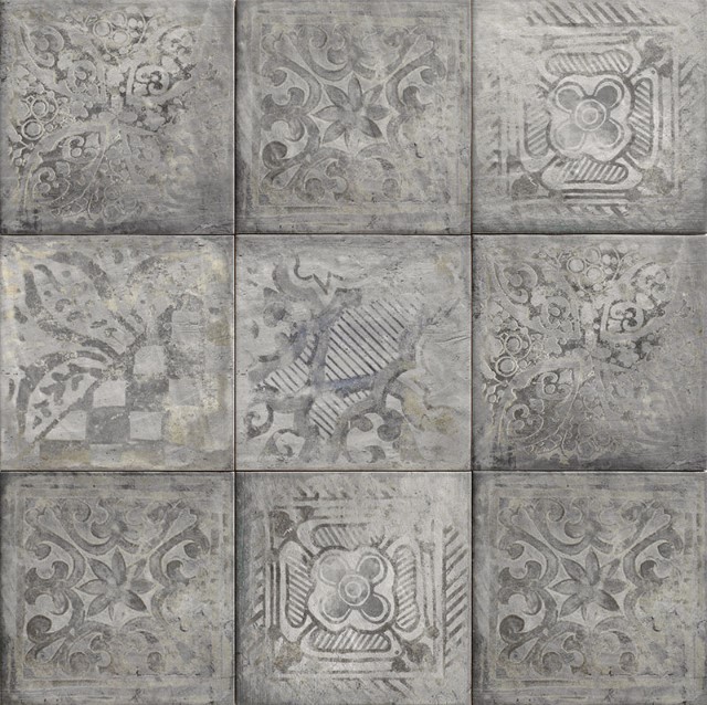 Płytki łazienkowe wrzoryste szare Mainzu Forli Decor Borghese 20x20 55168