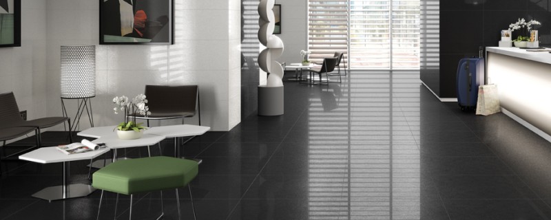Gres czarny brokat Azteca Smart Lux Black 60x60 1660