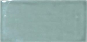 Blaue Mauerfliesen Ziegel Equipe Masia Jade 7,5x15