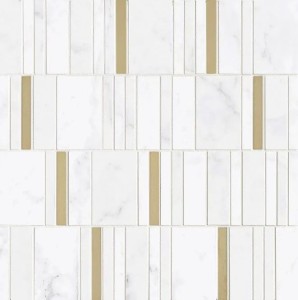 Marazzi Allmarble RIV Altissimo Lux Mosaik Barcode 40x40 Wandfliese