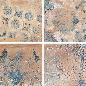 Beige Patchwork Fliesen Wow Chateau Antique Cotto 18,5x18,5 cm