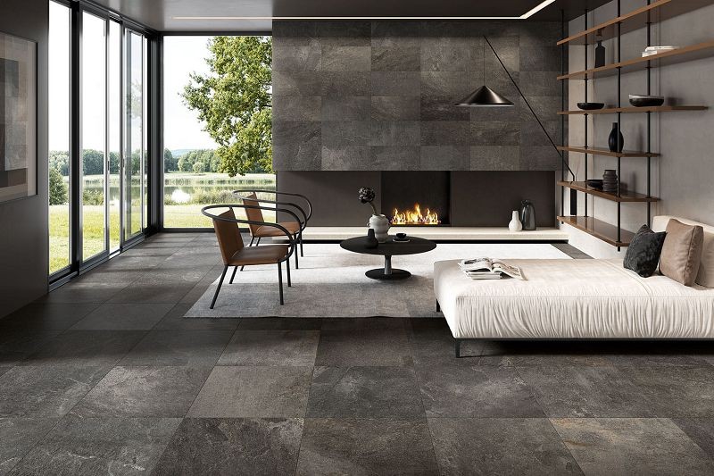 Coem Kavastone Black Naturale Rettificato 30x120 KS320R płytki gresowe kamienne 123779