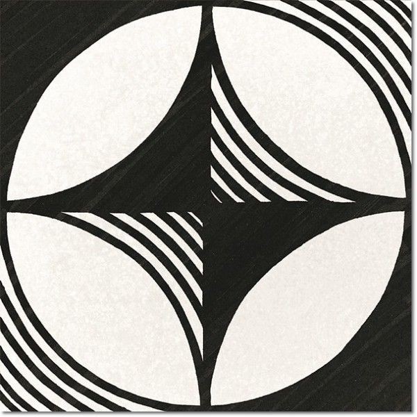 Equipe Caprice Deco Compass B&W 20x20 płytka gresowa 126962