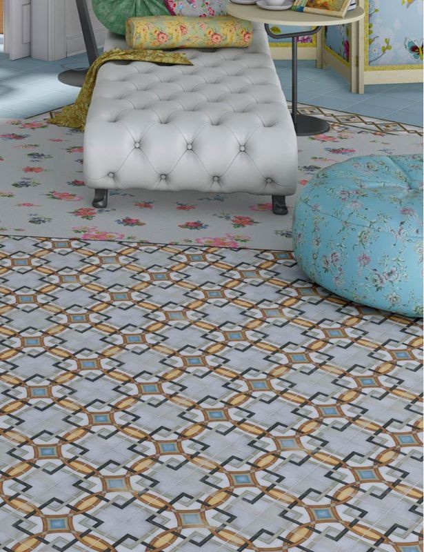 Vives Vodevil Fornos Multicolor 20x20 płytki patchworkowe gresowe 155395