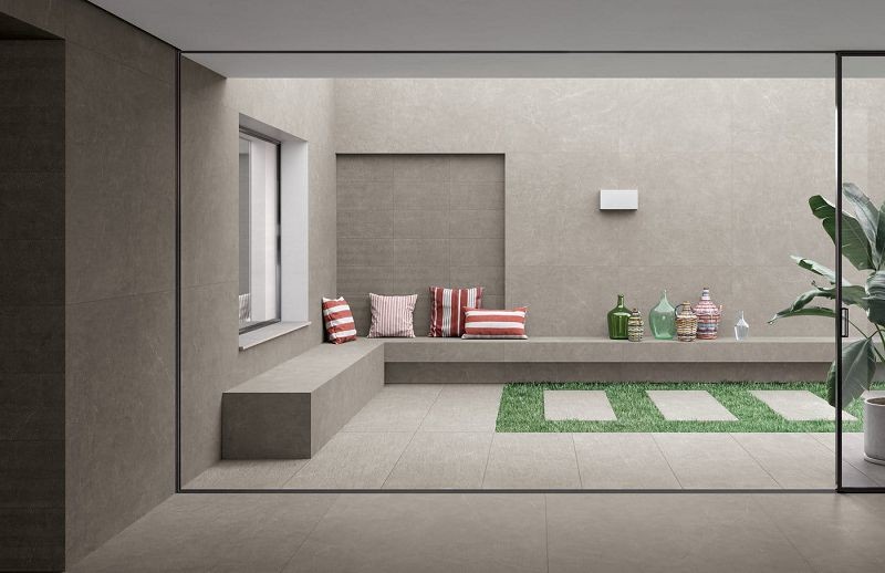 Marca Corona Arkistone Silver Strutturato 60x120 F127 płytki gresowe tarasowe 20 mm 106878