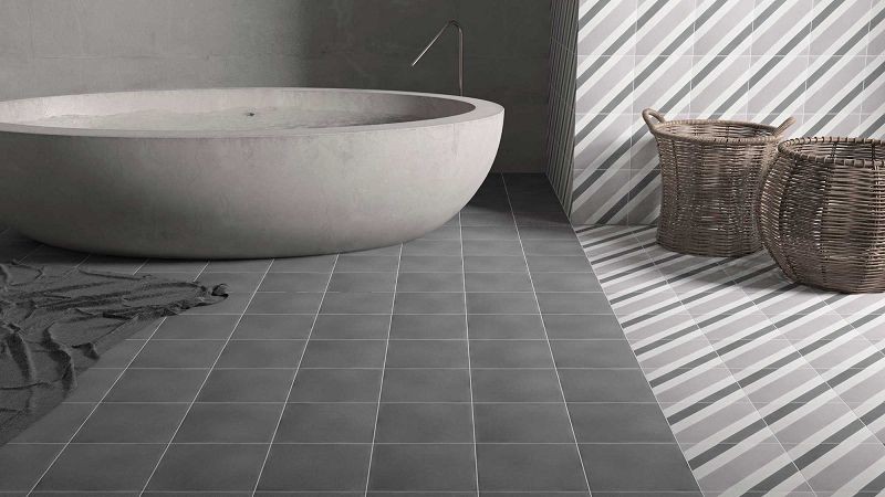 WOW Pattern Decor Grey 18,5x18,5 płytka gresowa 164503