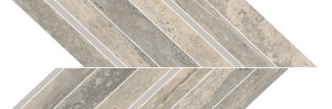 Marazzi Mystone Travertino Silver Mosaik Freccia: Travertin-Optik Fliesen 19,8x52,1