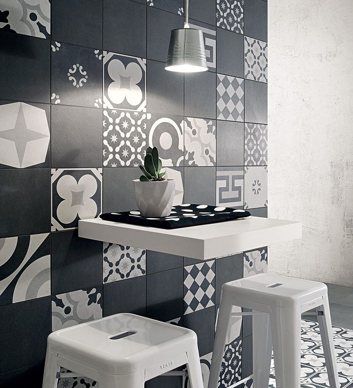 Fioranese Cementina B&W_Mix 20x20 CBW20R płytka gresowa 164736