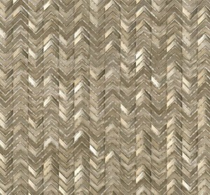 3D Metall Mosaik Gold Hexagon L'Antic Colonial - Alu Arrow Gold 30x29,8 cm