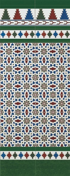 Płytki dekoracyjne Mainzu Zócalo Alhambra Calabrote 2 7x28 63016