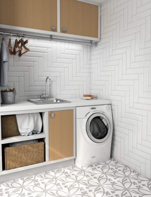 Płytki - cegielki białe Equipe Metro White 10x20 19737