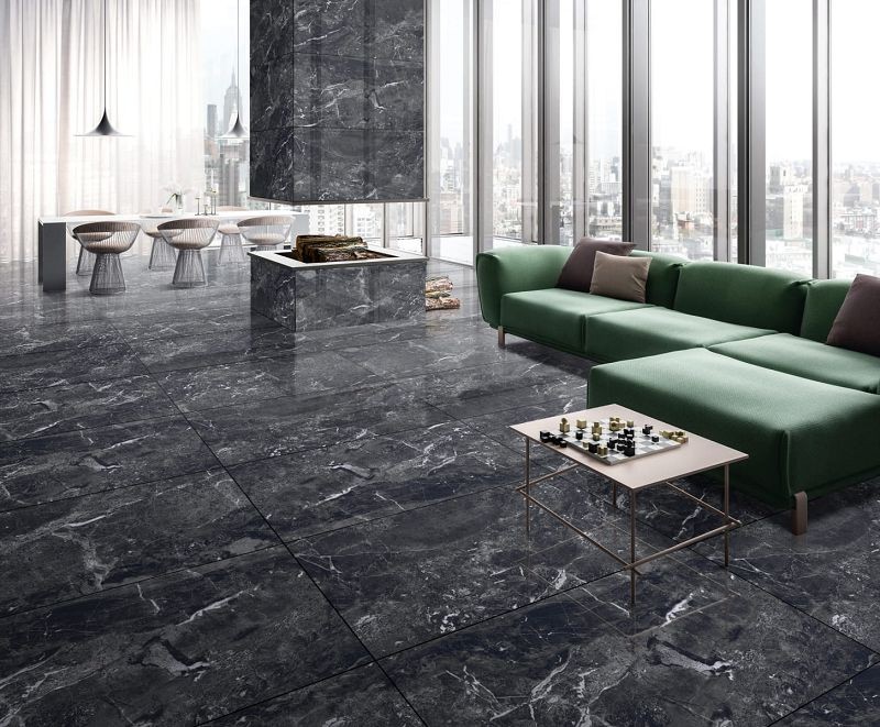 Biga Anthracite 60x120 gres rektyfikowany imitujący kamień 118126