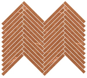 Fioranese Variegati Regoli Cotto 28,5x40,5 IV5MRR Mosaikfliese: Steinoptik