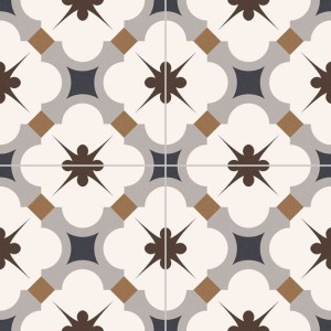 Gayafores Grace Grey 33x33 Fliesen Patchwork Boden