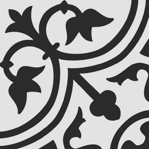 Ribesalbes Ceramica Pasion Negro 20x20 Patchwork Fliese für den Boden