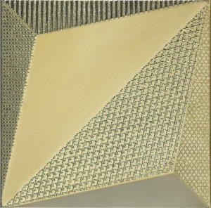 Dune Shapes Origami Gold 25x25 187350 Wandfliese