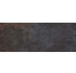 Serenissima Metallplatte Schwarz 30x120, metallisierte Feinsteinzeugfliese