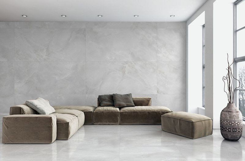Absolut Keramika Sajalin Grey 80x160 płytka imitująca marmur 104858