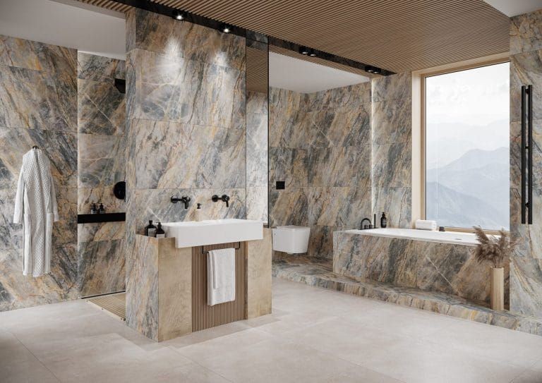 Cerrad Brazilian Quartzite Amber 59,7x119,7 płytki gresowe imitujące kamień 120596
