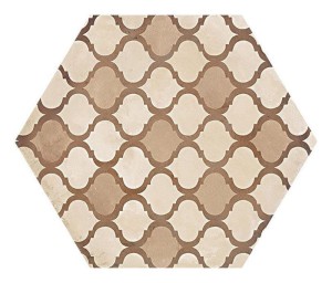 Marca Corona Terra Coloniale Sechseckfliesen Version C 25x21,6 0411