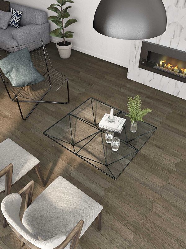 WOW Chevron B Wood Dark 9,8x52,2 płytka drewnopodobna 155671
