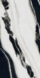 Florim Floor Gres Bodenfliesen Marmor Schwarz Weiß 60x120 - B&W_Marble Wave Gloss