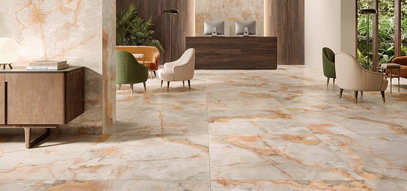 Casalgrande Padana Onici Onice Arancio Naturale 60x120 płytki gresowe imitujące kamień 119031