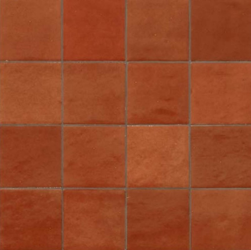 Płytki ciegiełki postarzane czerwone bordo Marazzi Zellige Corallo M5RS 10x10 84317