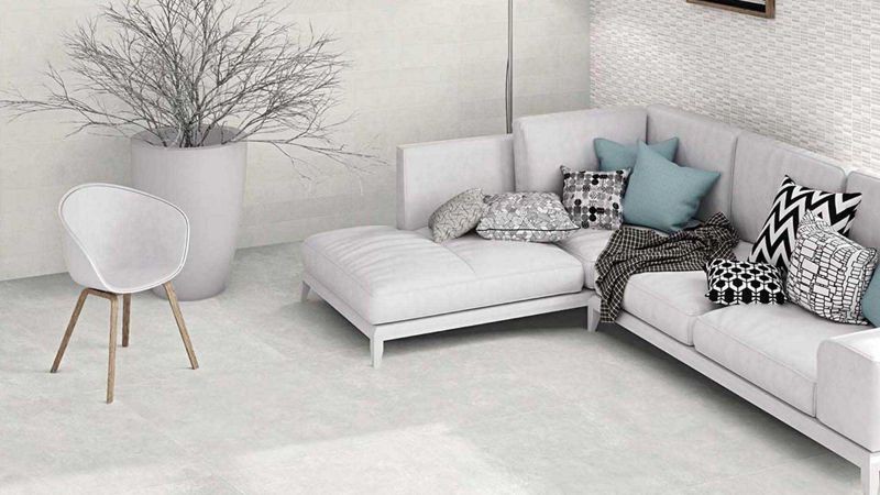 Emigres Metropoli Blanco Lappato 60x60 płytki betonowe gresowe 125667