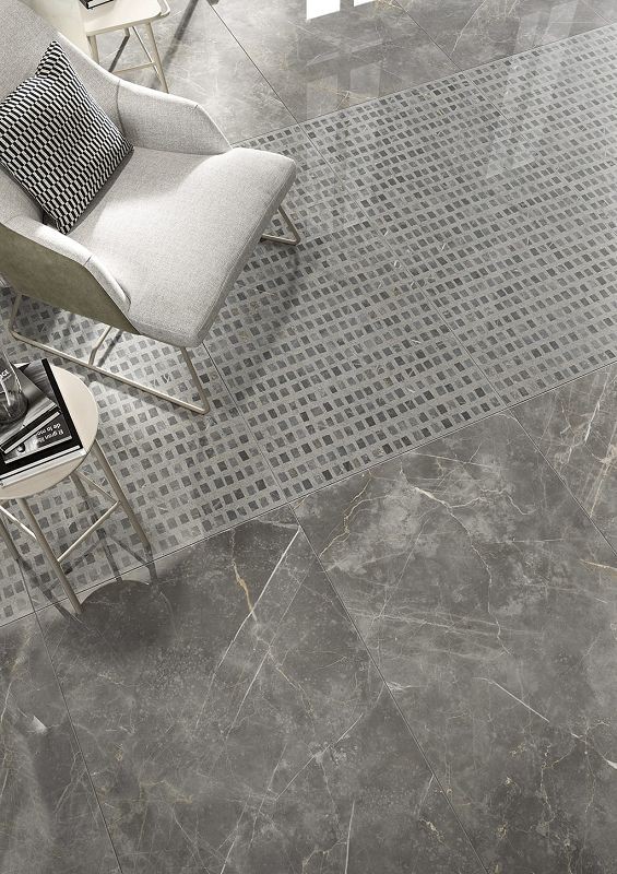 Fioranese Marmorea Grigio Imperiale Deco Effect Polished 74x148 MM713DL płytki gresowe 130522
