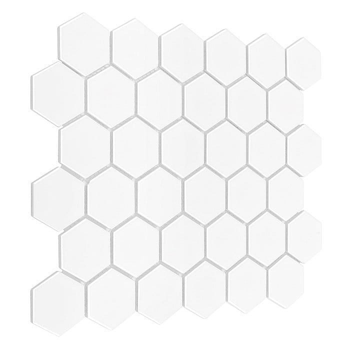 Dunin Hexagon White Matt 51 28,2x27,1 mozaika biała matowa 103528